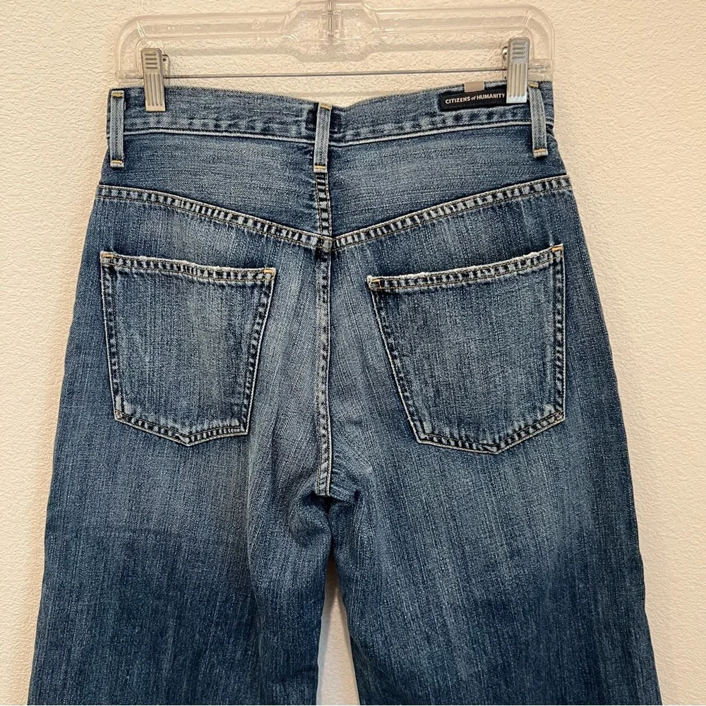 Citizens of Humanity Womens Melanie Cropped Wide Leg Jeans Size 27 Cotton - Picture 11 of 15